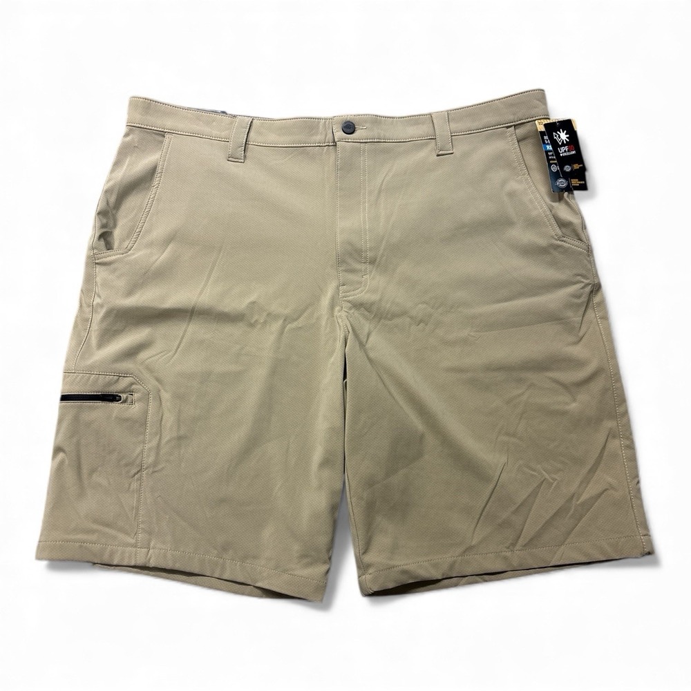 Dickies Performance Shorts – Beige Relaxed Fit , NWT– UPF 50 – Size 42
